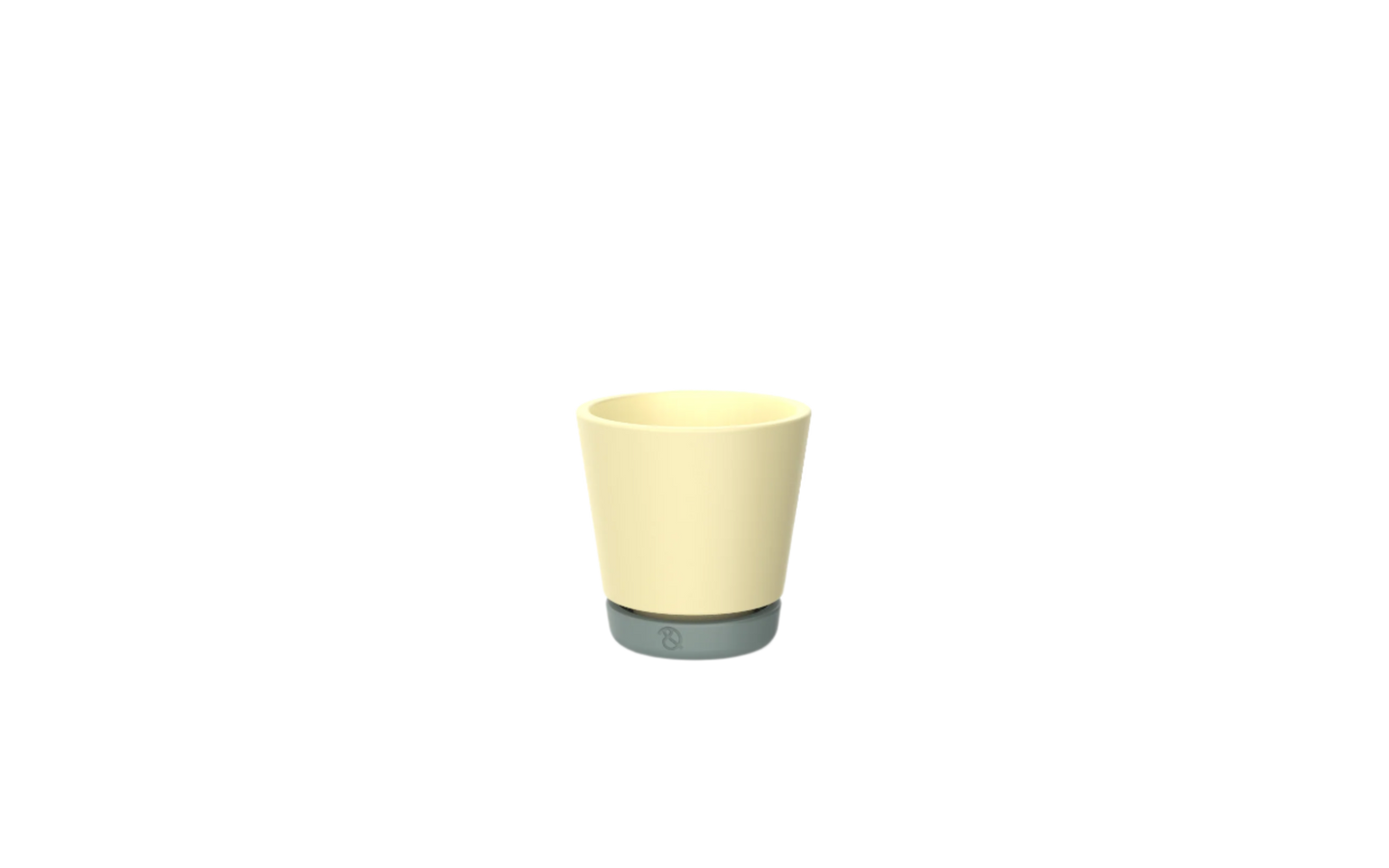 Clay Play Stoneware Flower Pot Ø14 H14 - Pale Pineapple