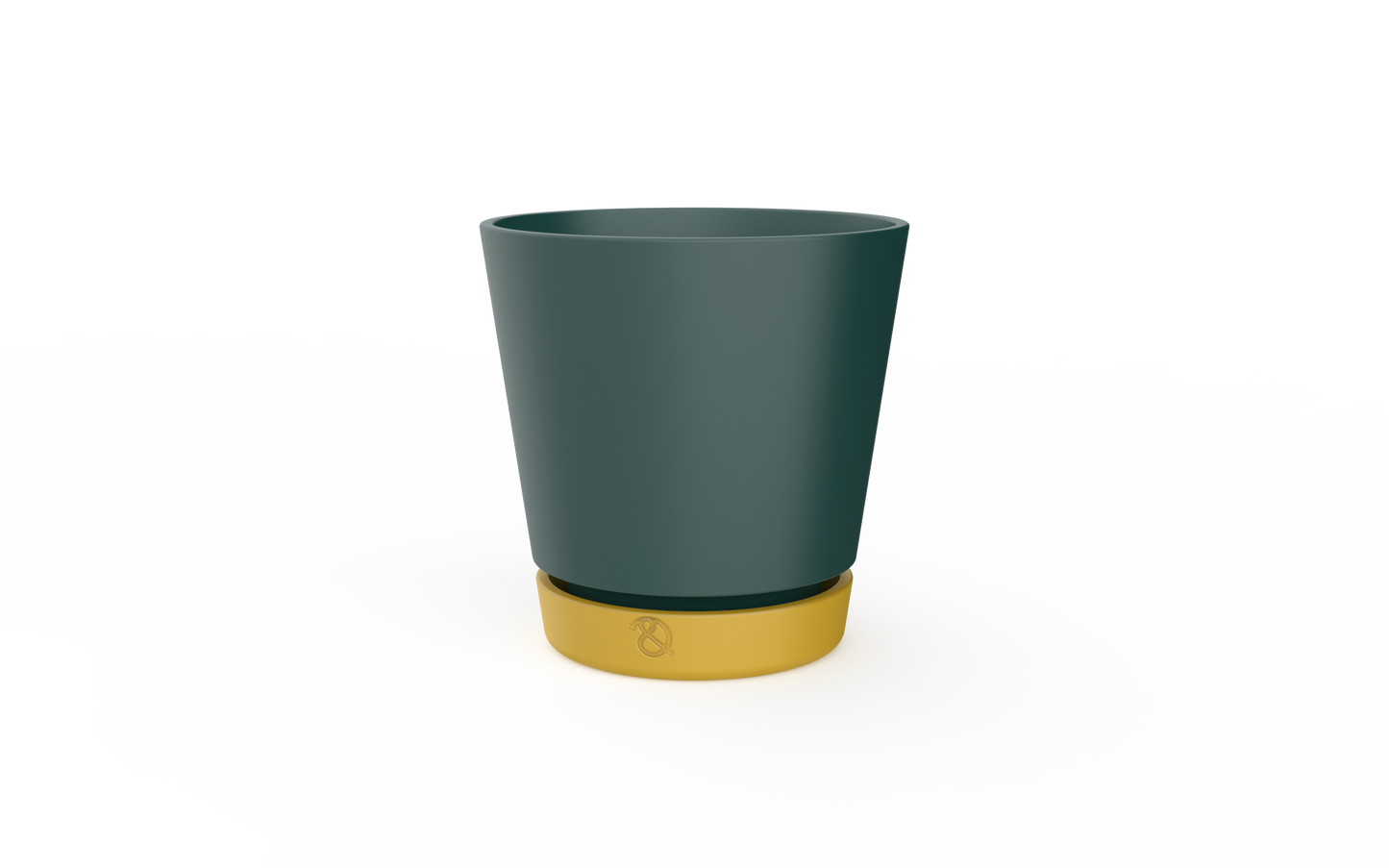Clay Play Stoneware Flower Pot Ø24 H22 - Green Pine