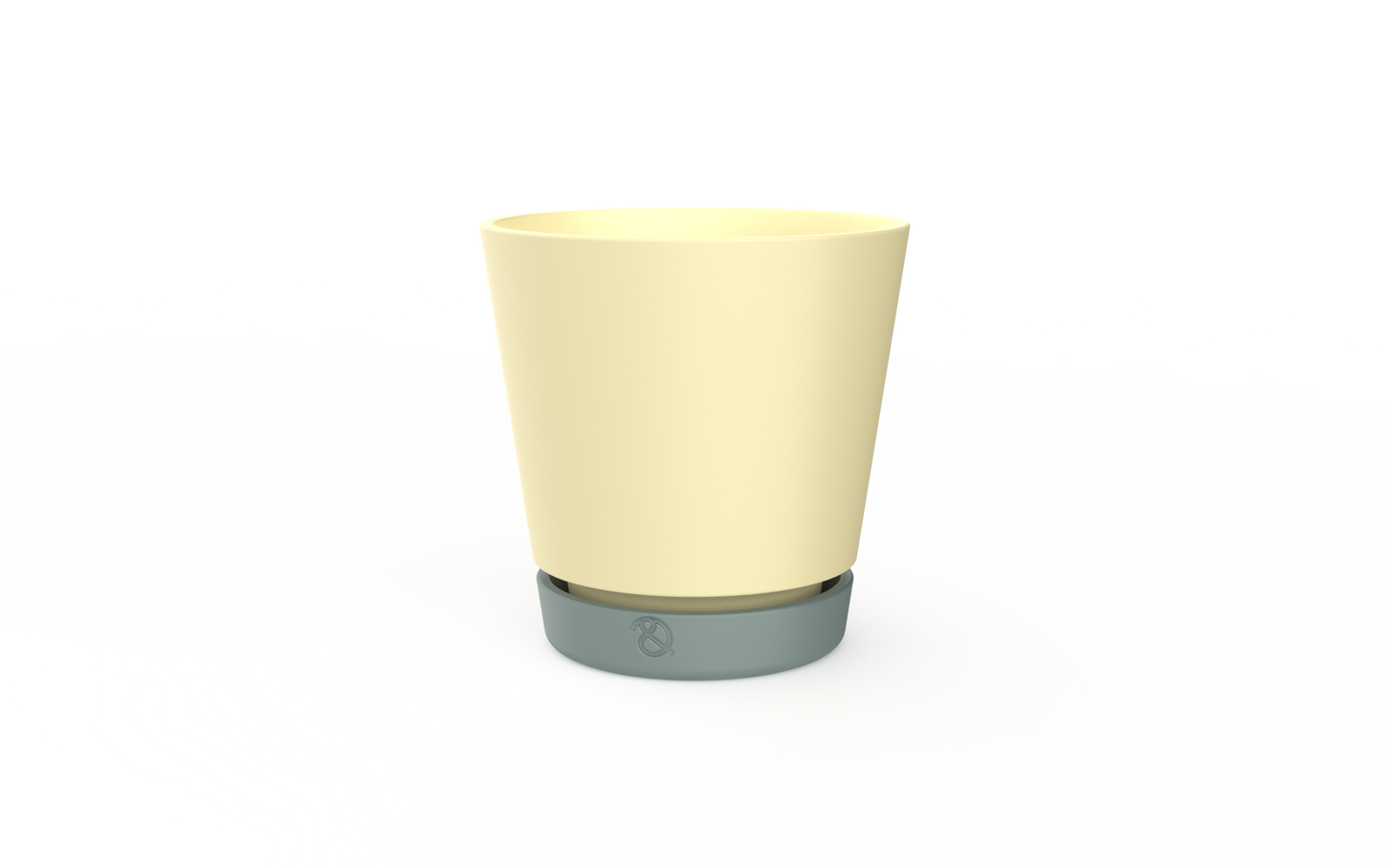Clay Play Stoneware Flower Pot Ø24 H22 - Pale Pineapple