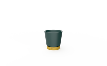 Clay Play Stoneware Flower Pot Ø14 H14 - Green Pine