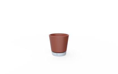 Clay Play Stoneware Flower Pot Ø14 H14 - Burning Rust