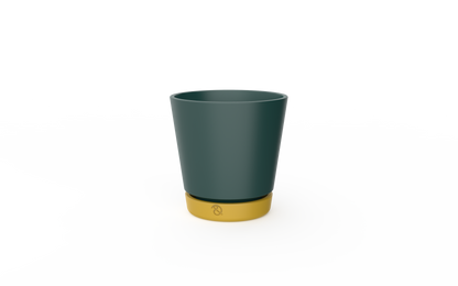 Clay Play Stoneware Flower Pot Ø21 H21 - Green Pine