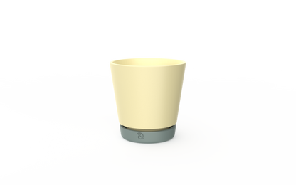 Clay Play Stoneware Flower Pot Ø21 H21 - Pale Pineapple