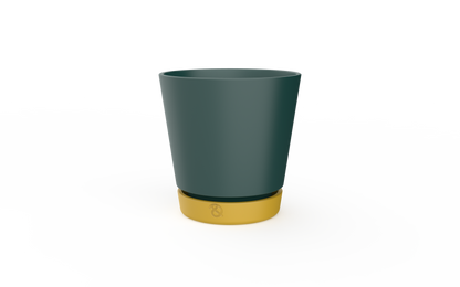 Clay Play Stoneware Flower Pot Ø24 H22 - Green Pine