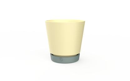 Clay Play Stoneware Flower Pot Ø24 H22 - Pale Pineapple