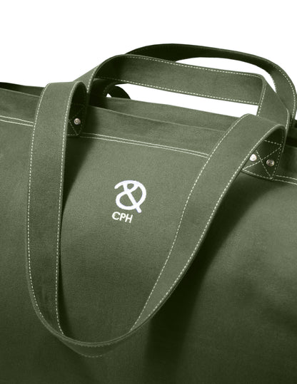 Carry me Home - Big Canvas Bag - Olive Skin