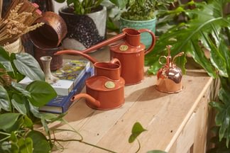 HAWS The Fazeley Flow 0.5 Litre - Terracotta Orange, Steel