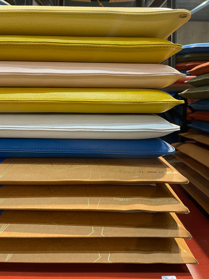 Stack of Square leather seat (seat cushion) 