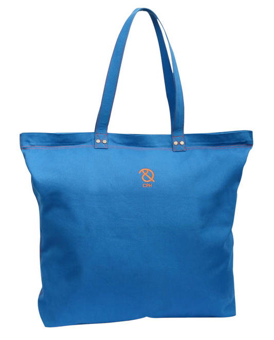 Grab and Go - Canvas Tote Bag - Bold Blue