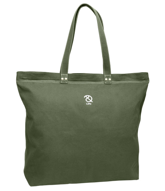 Grab and Go - Canvas Tote Bag - Olive Skin