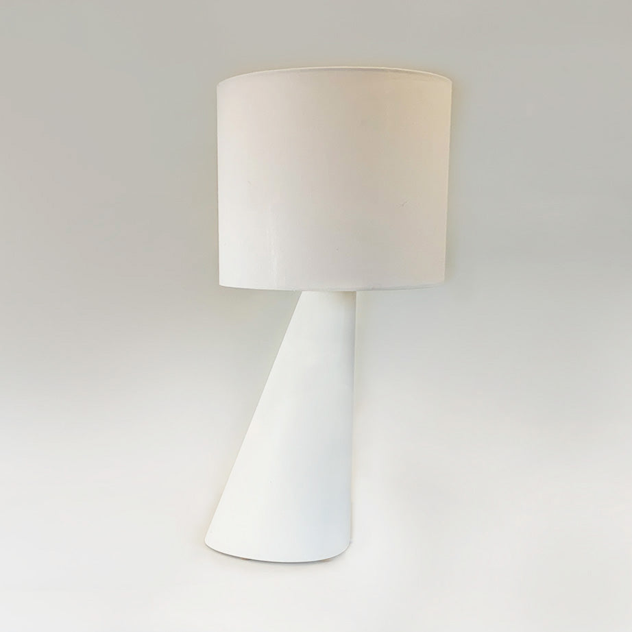 Right Angle - Lamp & Shade - Snow White